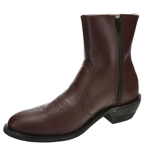 Men's 7-1/2" Western Dress, 13 B(N) US, Brown4