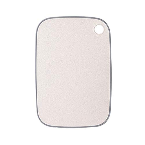 Tabla de Corte Para Cocina Corte de cereales Tarjeta de la cocina de fibra de trigo Junta Patas antideslizantes fácil de limpiar de silicona antideslizante bordes de la superficie de la textura Tabla