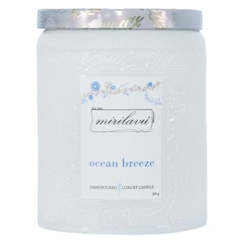 mirilavu Ocean Breeze Scented Candle Cover