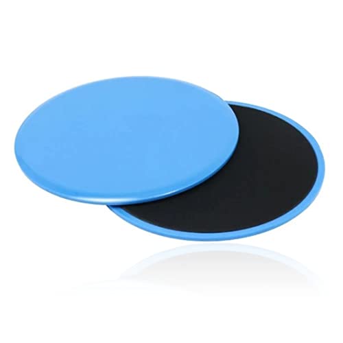 IUDWCG   2 Pcs Core Slider, Deslizador Fitness Ejercicio Deslizador Doble Cara para Entrenamiento en Casa Ab Workout Full Body Workout (Azul)