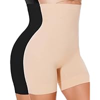 BESTENA Shapewear Shorts,High Waisted Shapewear for Women Tummy Control,Seamless Body Shaper Shorts Thigh Slimmer,Anti-Chafing Under Shorts for Smooth Tight Look Medium