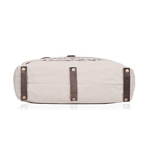 Bolso Tote de lona reciclada Creative Leather Art miniatura 5