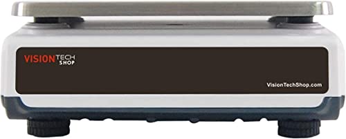 Visiontechshop Tvc-6 Counting Scale For Parts And Coins, Lb/Kg Switchable, 6Lb Capacity, 0.0002Lb Readability #TOP3