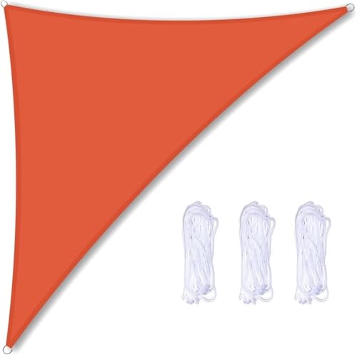 Voile d'ombrage triangulaire imperméable protection UV terrasse et camping