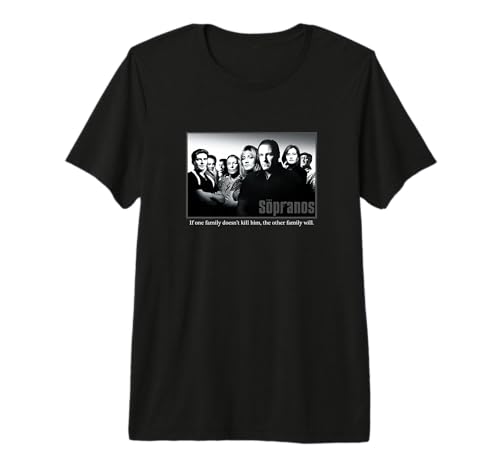 Portrait de Famille de Tony Soprano, mafieux, émission de télévision, émission Dramatique T-Shirt Haut de Gamme
