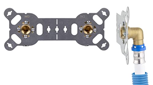 NOYON & THIEBAULT Platine Sécable sortie de Cloison pour tube Multicouche à Sertir Ø20 raccordement robinetterie douche | baignoire | lavabo | WC | machine...