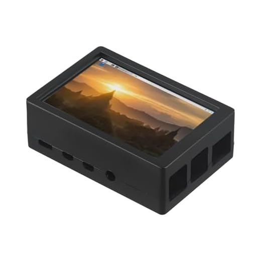 BlissfulAbode 3.5 pollice XPT2046 TFT LCD Display Touch Screen Monitor Con Il Caso Per Raspberry Pi 3 4 Ubuntu Kali Linux System Risoluzione 320 × 480