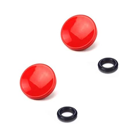 LXH 2 PCS Red Concave Soft Shutter Release Button for Camera with Shutter Release Socket Compatible With Fujifilm X100T X100F X100S X-E2 X-E2S XPRO-1/2 X-T10/20 X10/20/30 Cover