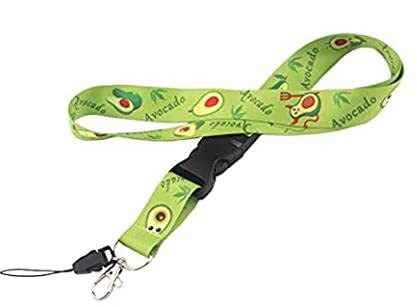 AVOCADO Colgante para llaves, Llaveros de cuello, Cinta para llaves, Landyard llaves para profesora, enfermera, medico