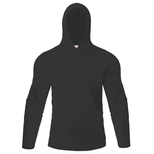 LeeHanTon Long Sleeve Athletic Shirt Men Sun Protection UPF 50+ Hoodie Shirts Fishing Running Uv Swim Rash Guard T-Shirt4