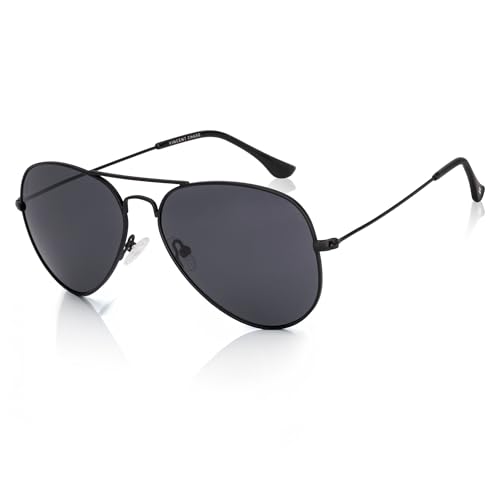 Image of VINCENT CHASE EYEWEAR Polarized and 100% UV Protected | Branded and Stylish Sunglasses | Full Rim Pilot | For Men & Women | Medium | VC S18687