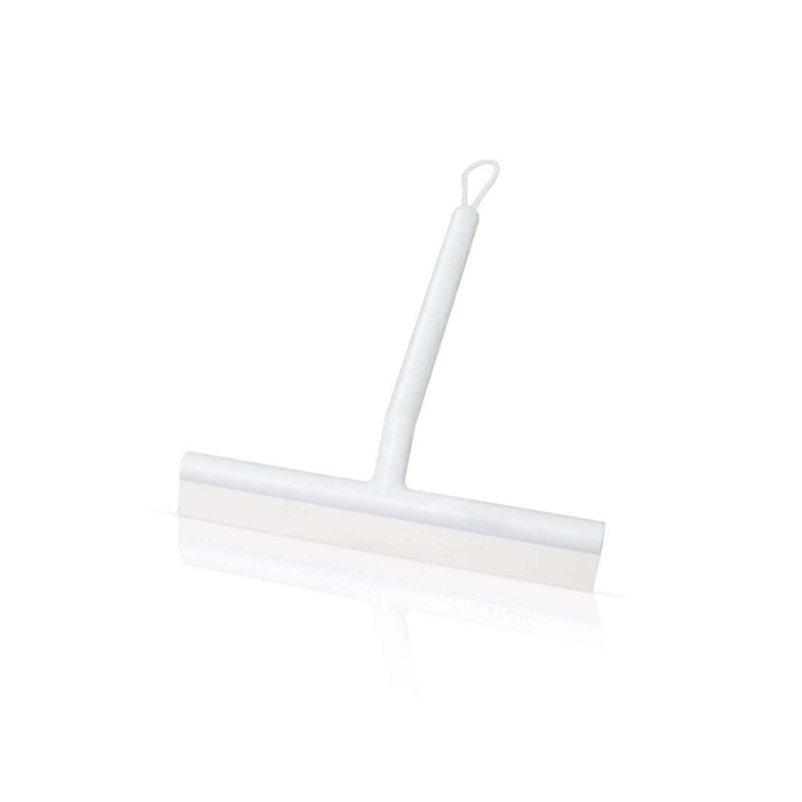 Rasquetas para Ducha, Limpiaparabrisas de Silicona for Ducha con Soporte, Color Blanco y Negro(White)