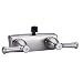 Dura Faucet RV Shower Faucet Valve Diverter with Teapot-Style Levers for Motorhomes, Campers, Trailers, and 5th Wheels - Features Easy Installation (Brushed Satin Nickel)