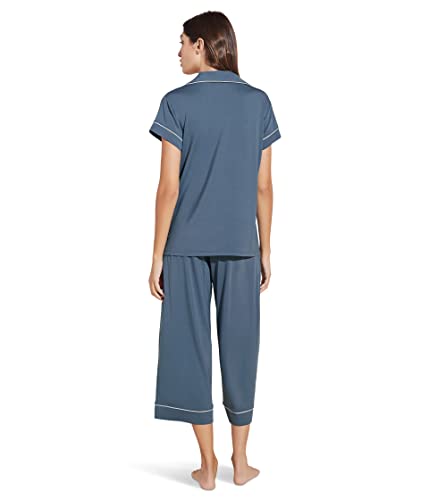 Image of Eberjey Gisele Short Sleeve and Cropped Pant PJ Set