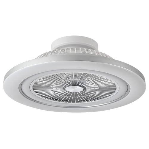 Eden pulse Ventilador DC 72W con 5 aspas, 6 velocidades, control remoto, memoria, temporizador y regulación de intensidad, ideal para climatización.