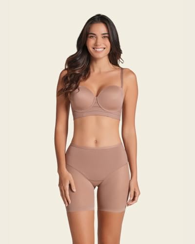 Leonisa Undetectable Sheer Shaper Shorts for Women – Seamless Shapewear Shorts with Anti-Chafing & Butt-Lift Effect3