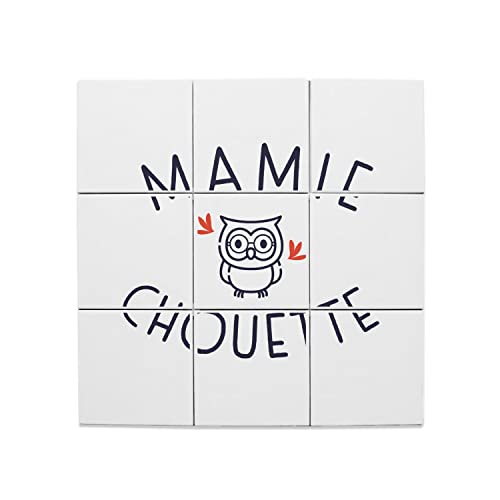 Carreaux céramique chouette mamie famille mignon décor mural pour la maison