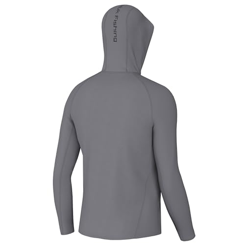 HUK Standard Icon X Hoodie, Fishing Shirt with Sun Protection for Men, Night Owl3