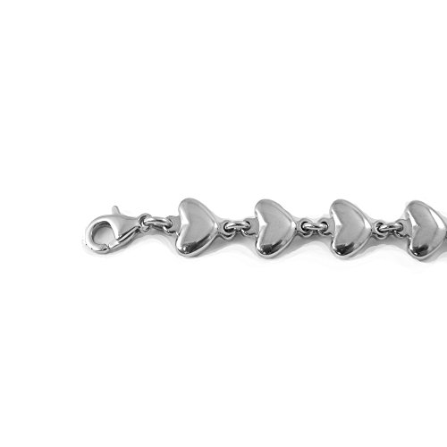 Interchangeable Medical Bracelet Strand, Stainless Steel Heart Link2