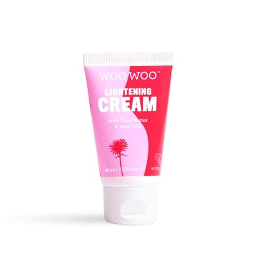 Crema blanqueadora y aclaradora íntima WooWoo de rápida acción para áreas femeninas - Manteca de karité y aloe vera - 40ml