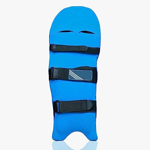 Image of Cricket Leg Guard Pad Skin - Cover /Outer Skin (1 Pair Sky Blue)