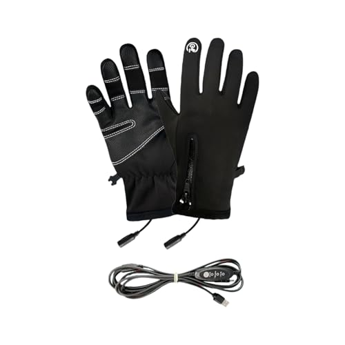 Gants d'hiver alimentés par USB Greabuy pour moto et aventures