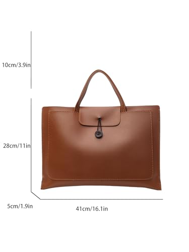 Tote bag,Laptop Bag for Women and Men, Waterproof Leather Computer Bags Business Office Work Bag Briefcase3