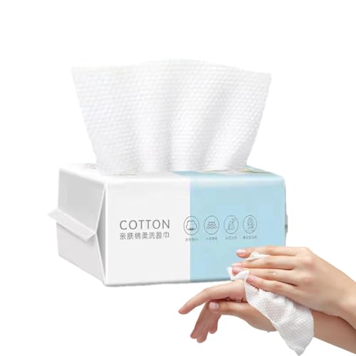 Toalla Facial Gruesa Y Altamente Absorbente, Perfecta Para Limpiador Facial Y Desmaquillante | Toalla Facial Para Hombres, Toallitas Secas, Toallas Faciales Para Mujeres, Toallitas Secas, Toallas Faci