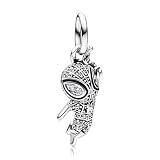 MITSOKU Charms Cubic Zirconia Dangle Pendants Beads for Bracelets Necklaces 925 Sterling Silver Cartoon Character Charms Jewelry Gift for Women