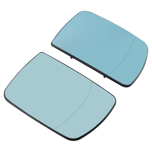 Glace rétroviseur gauche et droite chauffante bleue pour E53 1999-2006