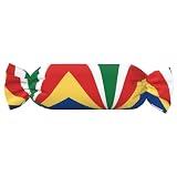 WZYCWB Las almohadas cilíndricas estampadas de la bandera de Seychelles son perfectas para vuelos de larga distancia, siestas en la oficina y relajación en casa.