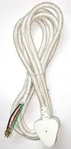Flysmart Iron Cable AC 250 | Steam Generator | Electric Iron | Power Cable Plug 3 Core Mains Cord Lead 1.5 metre (White) (10)