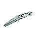 Buck Knives 0870SSX BONES Grey Tactical Folding Knife with Clip