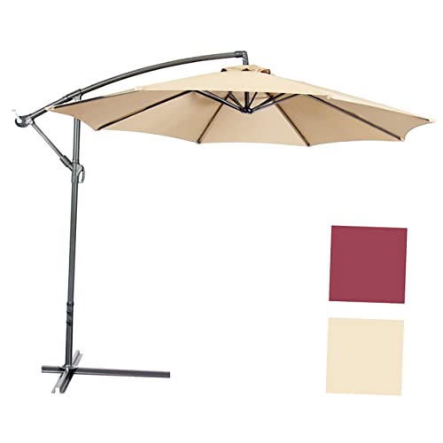 Sombrilla de patio exterior pack de 2 toldos protectores de sol para jardín 5