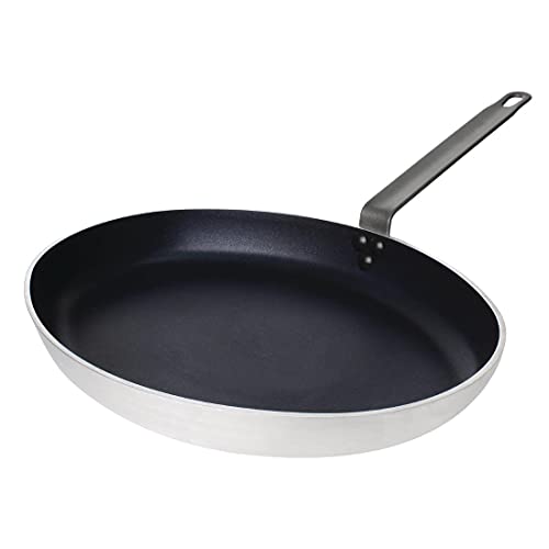 Vogue Oval Frying Pan 36cm, Aluminium, T357