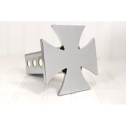 Custom Hitch Covers 12600-Chrome Iron Cross Hitch Cover, 2" Cover