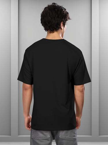Image of BULLMER Trendy Printed Crew Neck Oversized Concert /Coldplay Tshirt for Men
