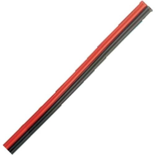 Fil double 0,14 mm x 25 m rouge et noir, câble souple pour maquette et circuits LED