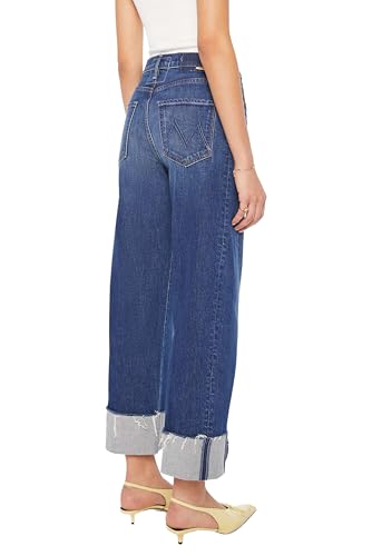 MOTHER Women's The Half-Pipe Ankle Cuff Fray Jeans3