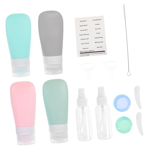 BESTYASH 1 Juego Rellenables para Viaje Portátiles para Lociones Cuidado de Resistente