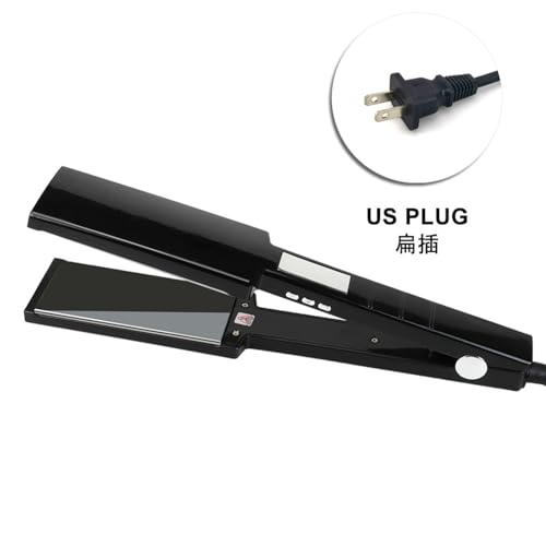 Plancha para cabello profesional ultra ancha de titanio miniatura 4