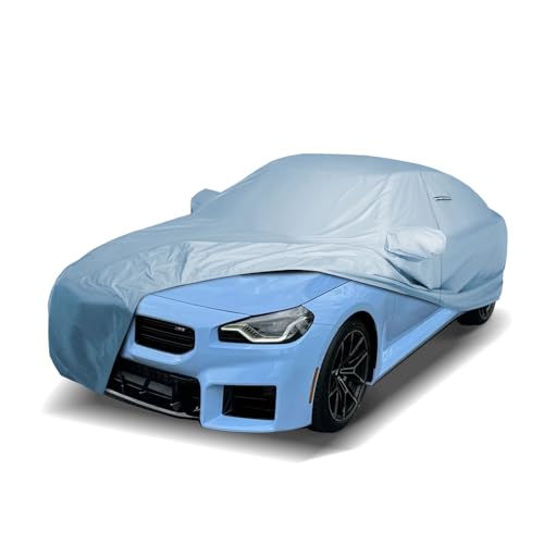 Image of iCarCover Premium Car Cover for 2014-2026 BMW 2-Series, M2 Heavy Duty Waterproof All-Weather Automobiles Custom Fit Indoor Outdoor UV Snow Protection Covers with Straps and Bag