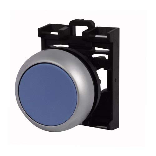 Eaton, M22-D-B, 22mm Black Pushbutton Flush
