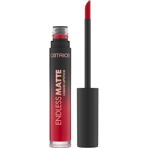 Catrice Endless Matte Liquid Lipstick, Nr. 060, Rot, langanhaltend, mattierend, schnelltrocknend, vegan, ohne Konservierungsstoffe, ohne Parabene, ohne Mikroplastikpartikel, 1er Pack (4.5ml)