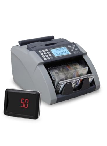 INTEX Banko 90 IT-100C Money Counting Machine High Speed 1500 Notes/Min Cash Counter Quantity Counting Only 3.5 TFT Display Auto/Manual/Batch/Add Modes Large Hopper Capacity
