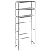 Festnight Scaffale per Lavatrice con 3 Ripiani Argento,Scaffale Landeria,Scaffale da Bagno,Scaffale Salvaspazio,Scaffale in Metallo 69x28x169 cm
