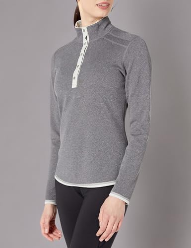 Image of Cutter & Buck Women's 50+ UPF Stretch Evergreen Reversible Snap Placket Pullover