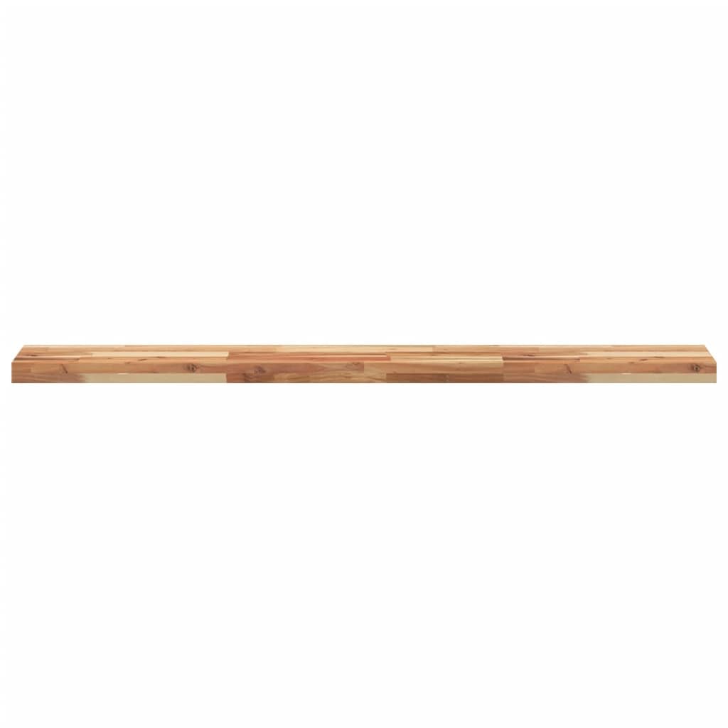 Piano da tavolo in legno di acacia massiccio, 160 x 20 x 4 cm, rettangolare, ricambio per scrivania, piano di lavoro, superfici di mobili, accessori per costruzioni fai da te, cucina, ufficio