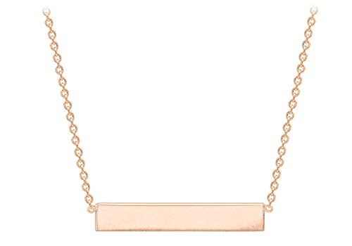 Collar de oro de 9K Carissima Gold con colgante elegante de 41-43 cm para mujer