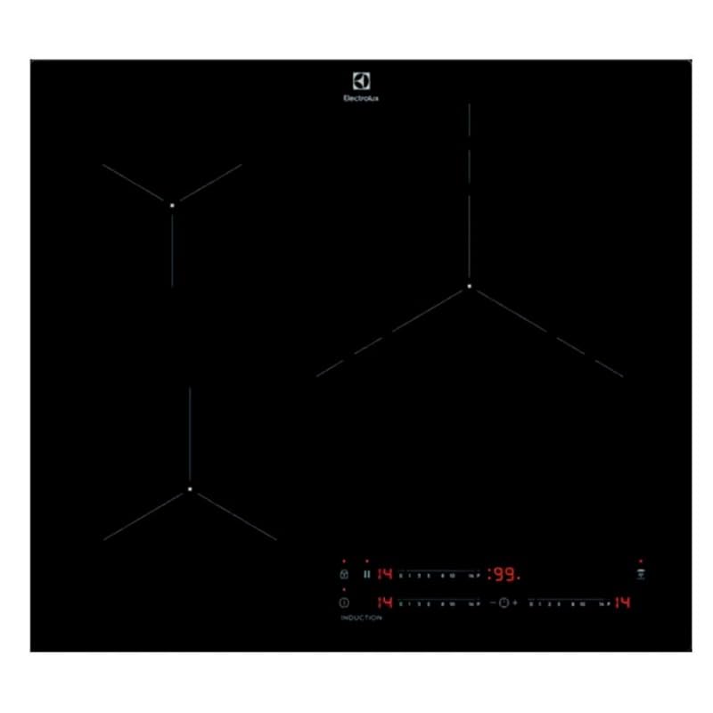 Electrolux Plaque à induction LIT6340CK, 60 cm, 3 zones de cuisson, système Hob2Hood, fonction PowerBoost, commandes coulissantes indépendantes, minuteur...